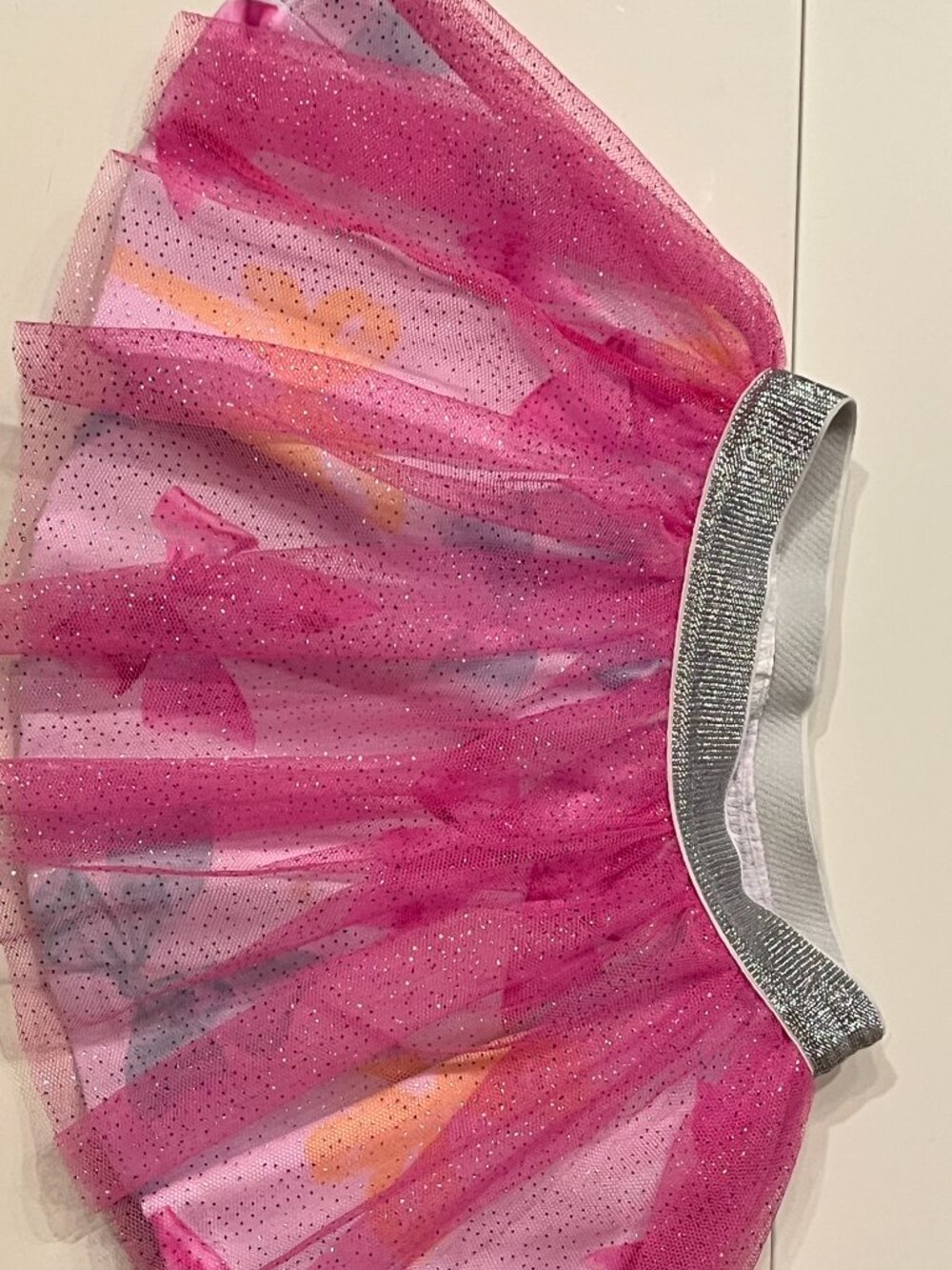 Pink Tutu Costume Skirt Size 4T Halloween Fairy Dress  (halloween/x)